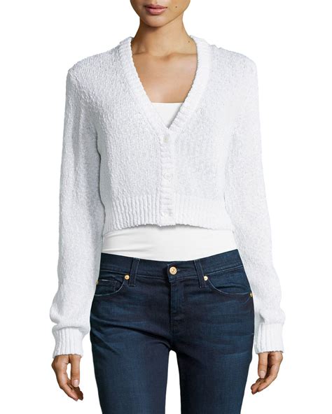 michael kors white cardigan